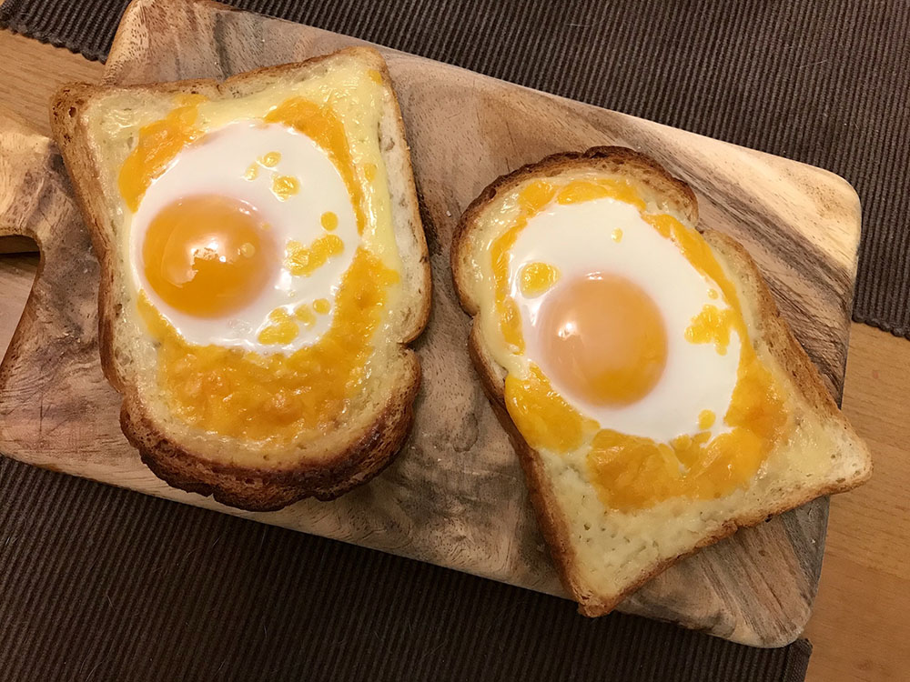【こがしマヨたまトースト】卵とチーズのコンビもGOOD！